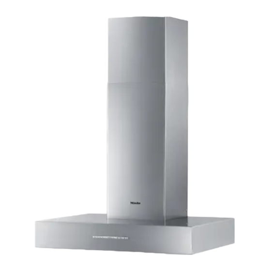 Miele DA 5321 W Operating And Installation Instructions