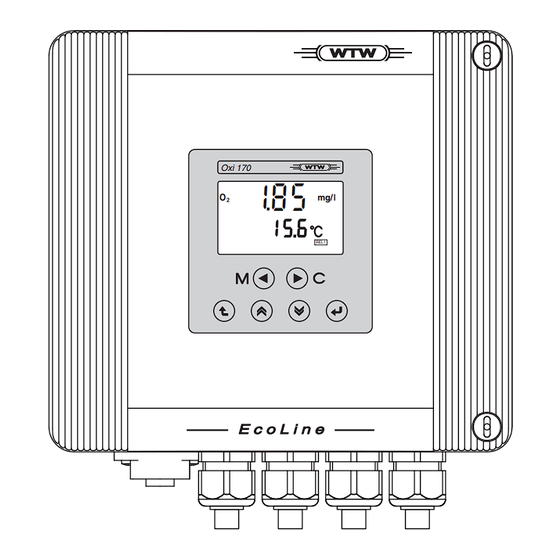 wtw Oxi 170 Operating Instructions Manual