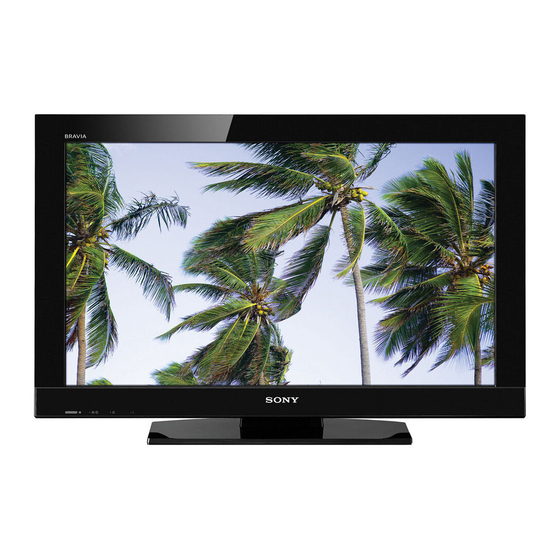 Sony Bravia KDL-22EX308 Setup Manual