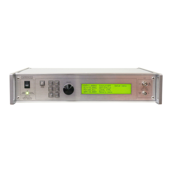 Avtech AVR-D2-B Instructions Manual
