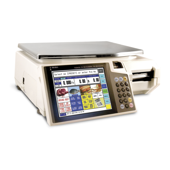ISHIDA SR-2000 alpha User Manual