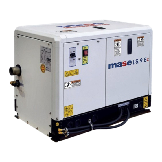 Mase IS 9.6 B Portable Diesel Generator Manuals