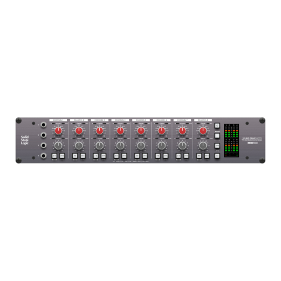 Solid State Logic PURE DRIVE OCTO User Manual