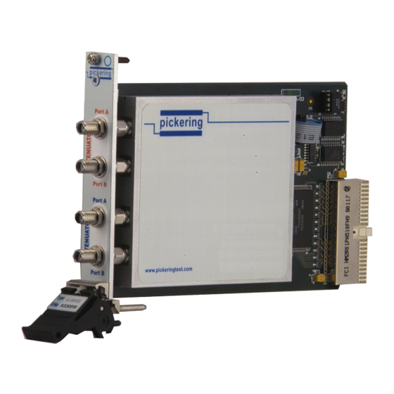 Pickering PXI 41-181 User Manual