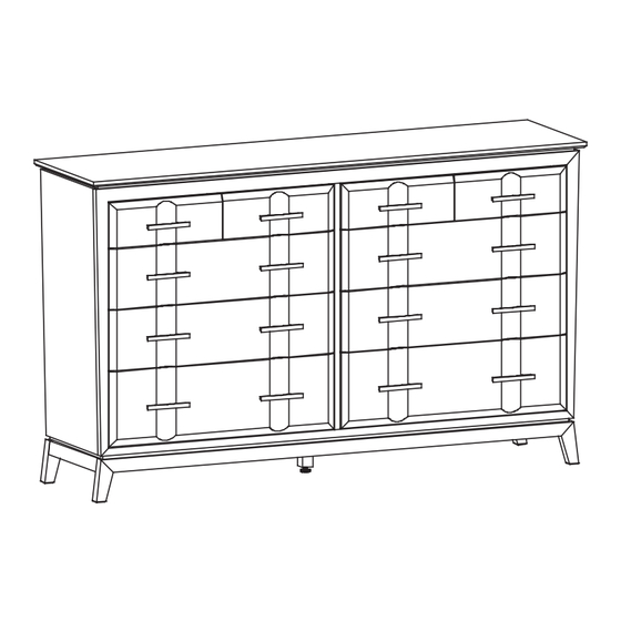 Whittier Wood Furniture Addison 1239DUET Series Assembly Instructions Manual