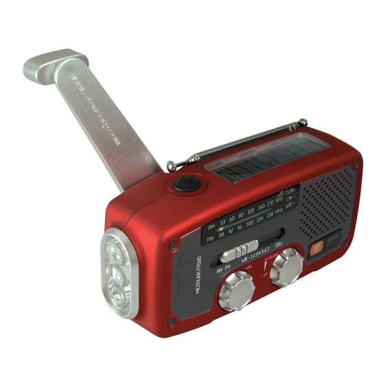 Eton Microlink ARCFR160WXR RED Owner's Manual