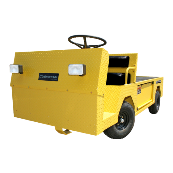 Cushman Titan 36V Owner's Manual And Service Manual