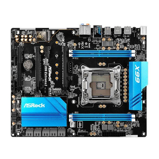 ASROCK X99 Extreme3 User Manual