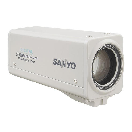 Sanyo VCC-ZMN600P Installation Manual