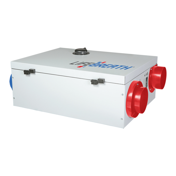 Lifebreath METRO 120D Installation Manual