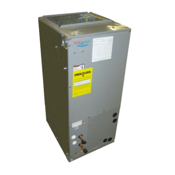 Multiaqua CWA2 Installation And Operation Manual