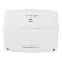 Homematic IP Multi IO Box Installation And Operating Manual
