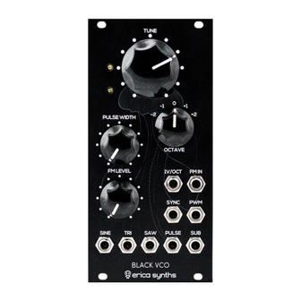 Erica Synths BLACK VCO Manual