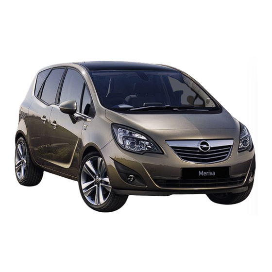 Opel 2013 Meriva Brochure & Specs