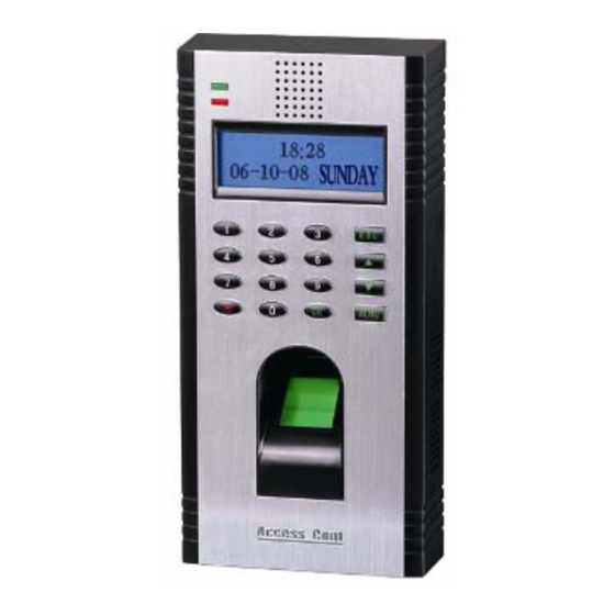 ZK Technology F707 Manuals