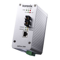 Korenix JetCon 2301 V2 Series Quick Installation Manual