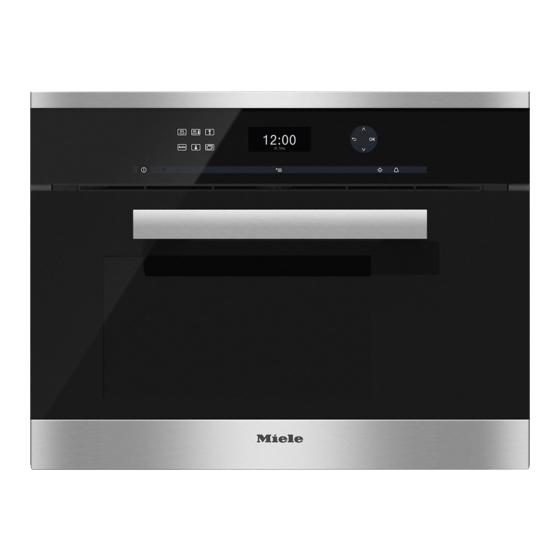 Miele TX3587 Operating And Installation Instructions