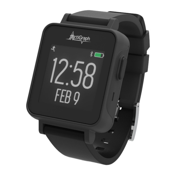 ActiGraph CentrePoint Insight Watch User Manual