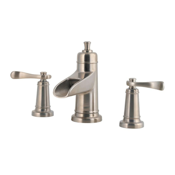 Pfister Ashfield LF-049-YW2 Quick Installation Manual
