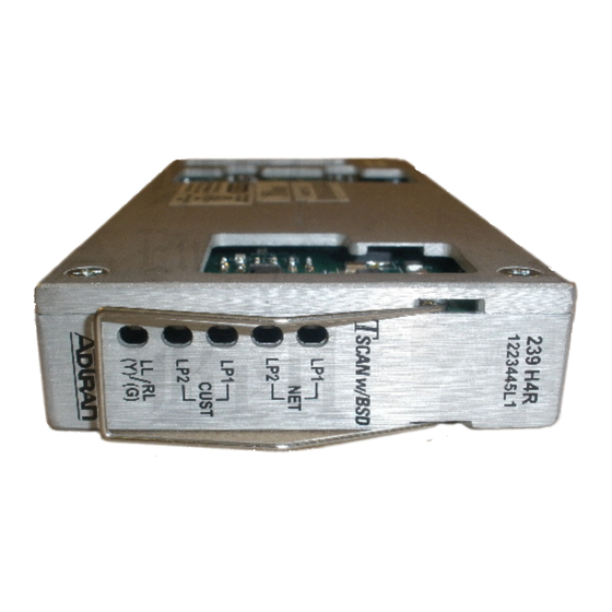 ADTRAN 239 T1 HDSL4 Manuals