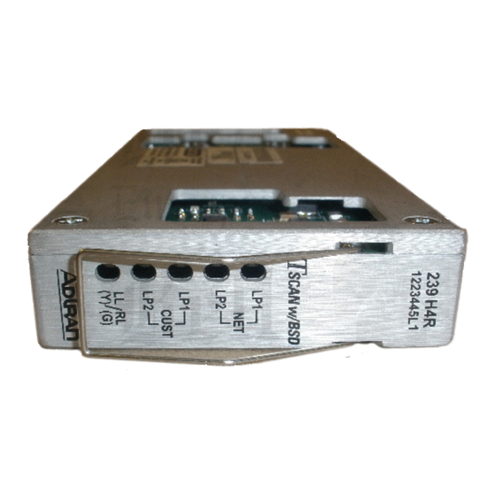 ADTRAN 239 T1 HDSL4 Installation And Maintenance Manual