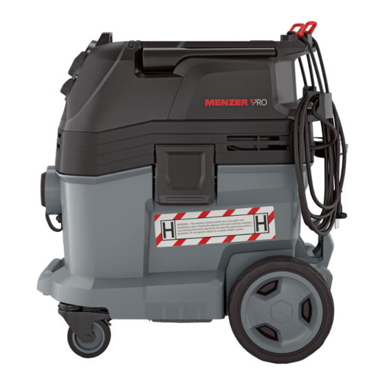 Menzer VCH 530 PRO Manual