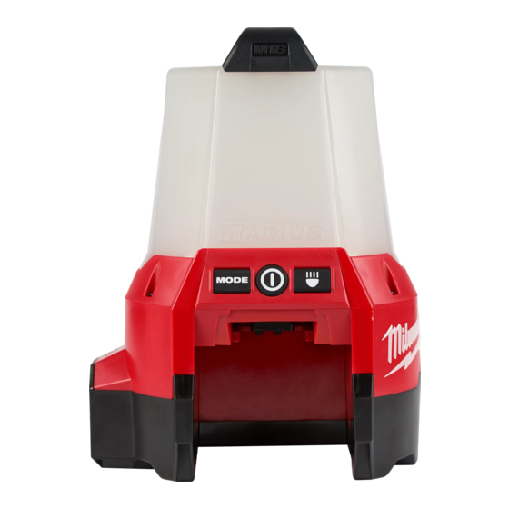 Milwaukee M18 RADIUS 2144-20 Operator's Manual