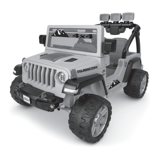 Fisher-Price Power Wheels HTM77 Owner's Manual