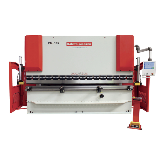 MetalMaster PB-CL Series Operation Manual