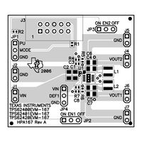 Texas Instruments TPS62400EVM-167 User Manual