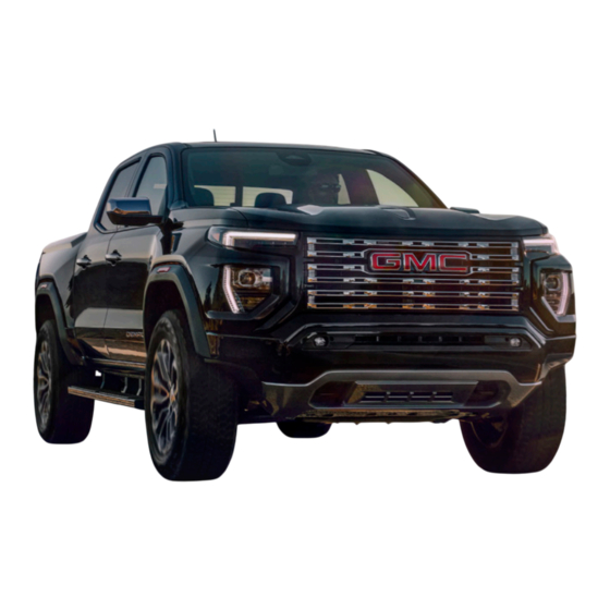 GMC CANYON 2024 Getting To Know Manual
