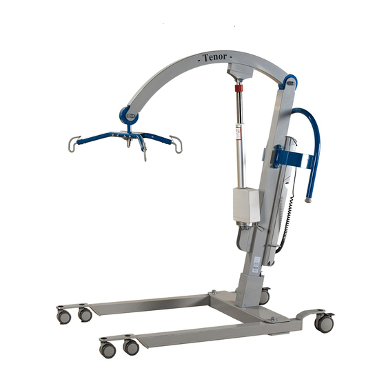 Arjo TENOR Operating And Product Care Instructions