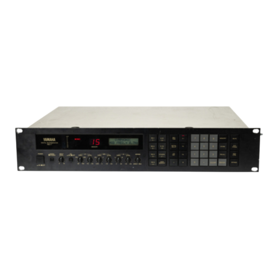Yamaha REV7 Operating Manual