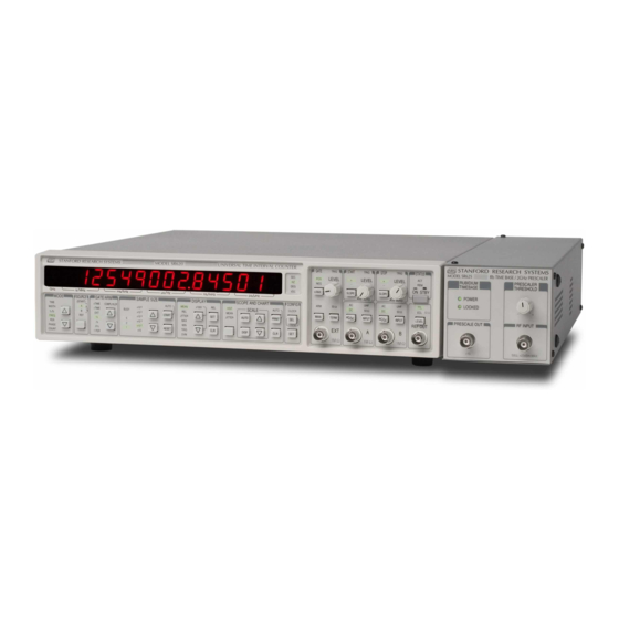 SRS Labs SR625 Manual