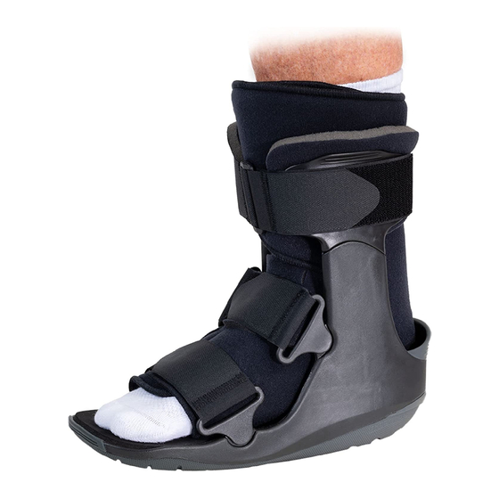 Breg Softgait Walker Short Instructions For Use