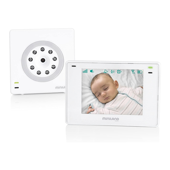 miniland baby digimonitor 3.5" plus Manual
