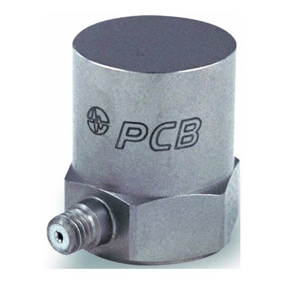 PCB Piezotronics 353B33 Installation And Operating Manual