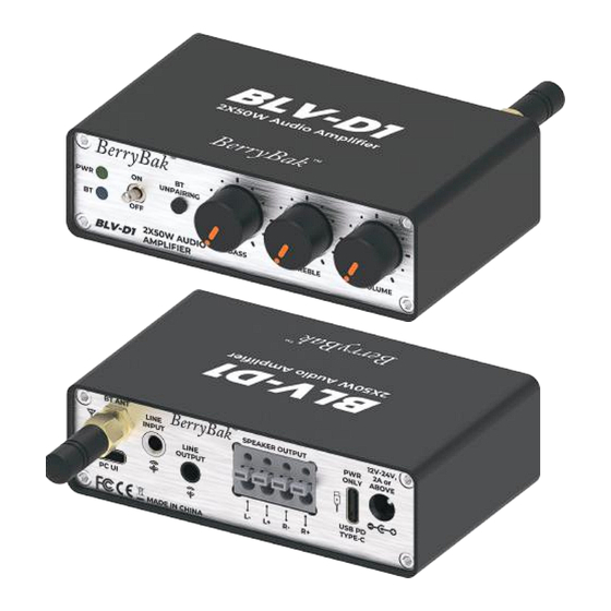 BerryBak BLV-D1 User Manual