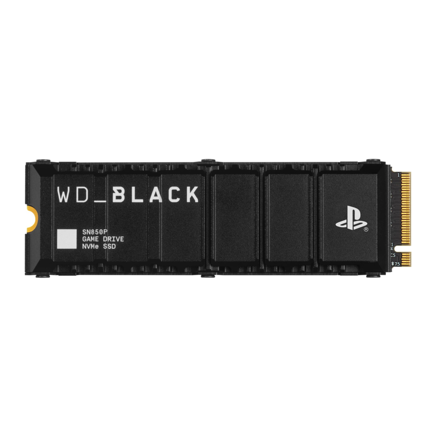Western Digital WD Black SN850P Manual
