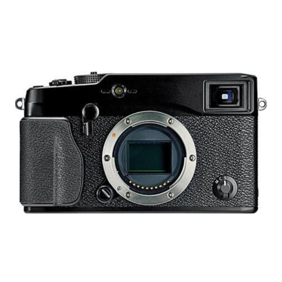 FujiFilm X-Pro1 New Features Manual