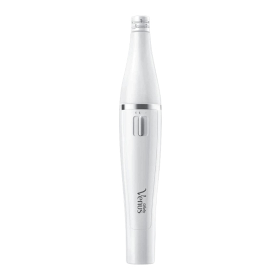Braun Gillette Venus Face PERFECTION Manual