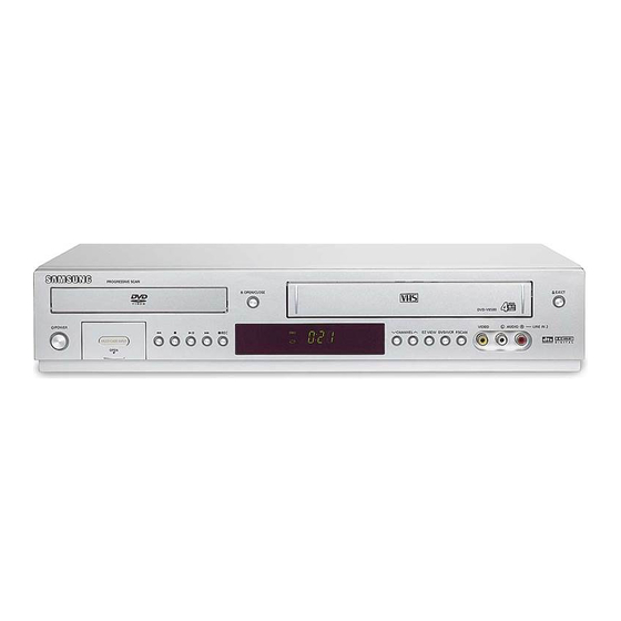 Samsung DVD-V8500 Instruction Manual