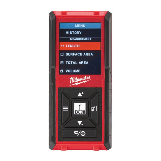 Milwaukee LDM 45 Quick Start Manual