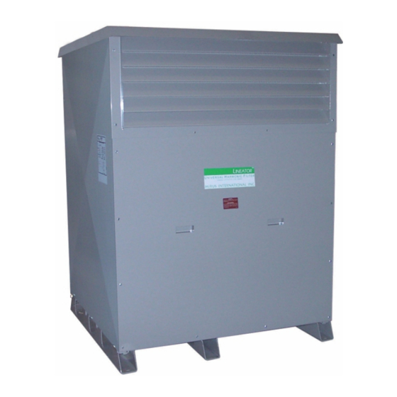 Mirus LINEATOR AUHF Installation, Operation And Maintenance Manual