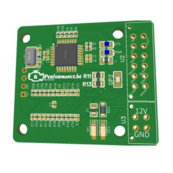 EFI K Performance Tiny O2 User Manual
