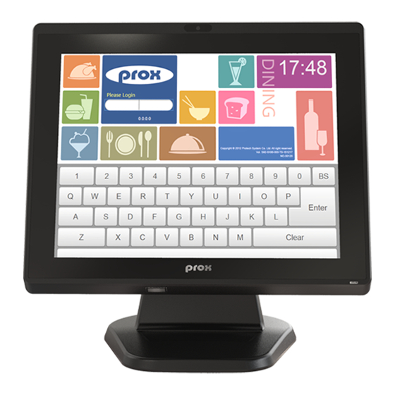 protech PA-J581 Series Slim POS Terminal Manuals