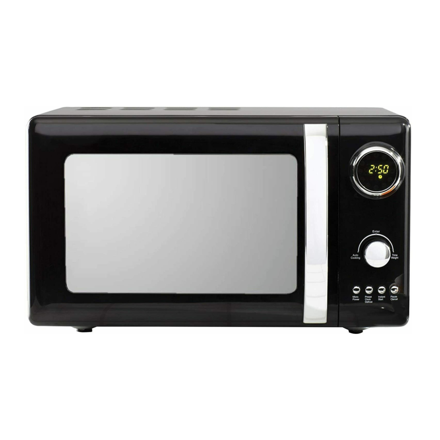 Daewoo KENSINGTON SDA1655 - 20L 800W Digital Microwave Manual