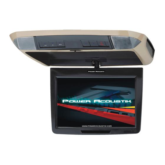 Power Acoustik PT-110CM Owner's Manual