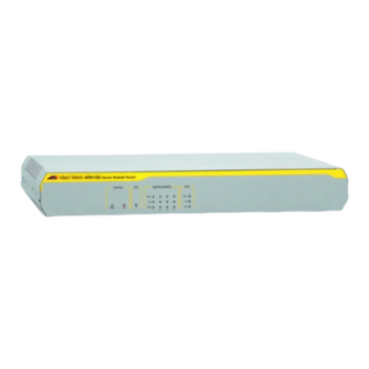 Allied Telesis AR415S Installation And Safety Manual