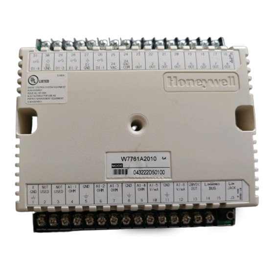 Honeywell W7761A Owner's Manual